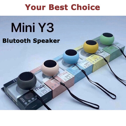 Y3 BT Speaker Portable Outdoor Speaker Wireless Mini 3D Stereo Music Surround Sound Support FM TF Card Bass Box